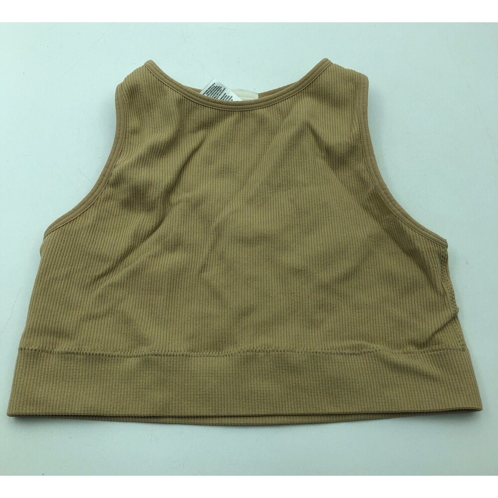 FCT Basics Bra Womens Small Ran Ribbed Scoop Neck